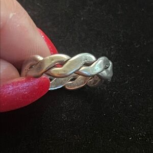 STERLING SILVER HANDCRAFTED RING SIZE 9.75-10